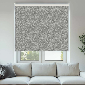 Aura Charcoal Blackout Cordless Roller Blinds