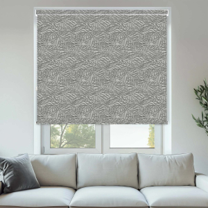 Aura Charcoal Blackout No Drill Roller Blinds