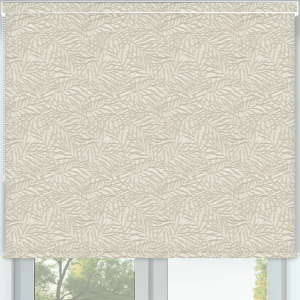 Aura Linen Blackout No Drill Roller Blinds Frame