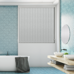 Ava Hint of Blue Vertical Blinds