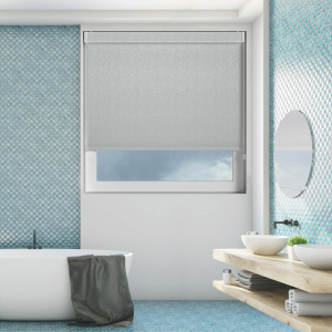 Ava Hint of Blue No Drill Blinds