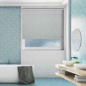 Ava Hint of Blue Roller Blinds