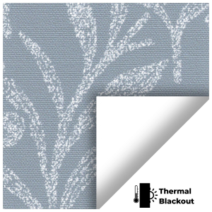 Baroque Blue Roller Blinds Scan