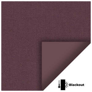 Bedtime Aubergine Roller Blinds Scan