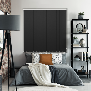 Bedtime Black Vertical Blinds