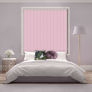 Bedtime Blossom Pink Vertical Blinds