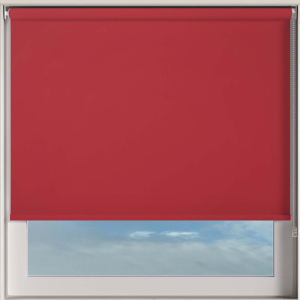 Bedtime Bright Red Roller Blinds Frame
