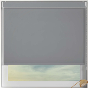 Bedtime Bullet Grey Pelmet Roller Blinds Frame