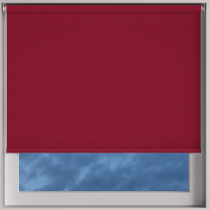 Bedtime Crimson Red Cordless Roller Blinds Frame
