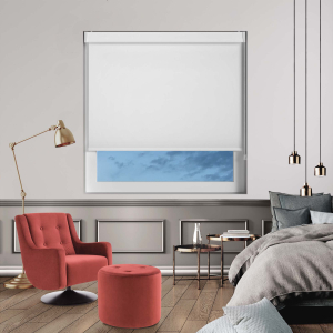 Bedtime Delicate White Pelmet Roller Blinds