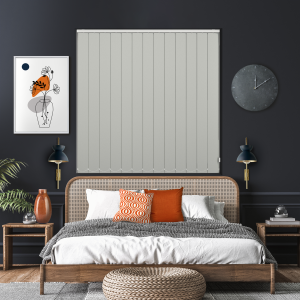 Bedtime Grey Whisper Replacement Vertical Blind Slats