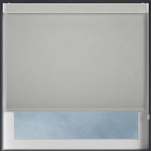 Bedtime Grey Whisper Pelmet Roller Blinds Frame
