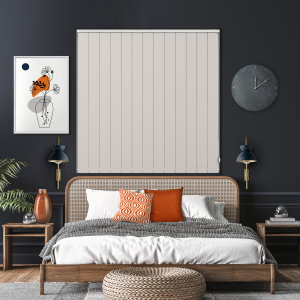 Bedtime Grey White Replacement Vertical Blind Slats