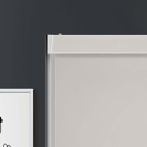 Bedtime Grey White Pelmet Roller Blinds Product Detail