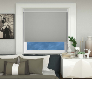 Bedtime Mid Grey Pelmet Roller Blinds