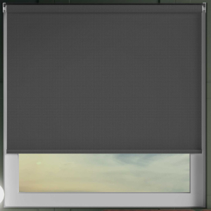 Bedtime Midnight Grey Cordless Roller Blinds Frame