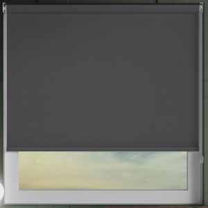 Bedtime Midnight Grey Roller Blinds Frame