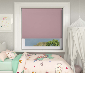 Bedtime Pastel Pink Cordless Roller Blinds