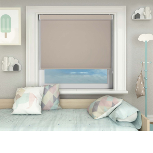 Bedtime Plum Pelmet Roller Blinds
