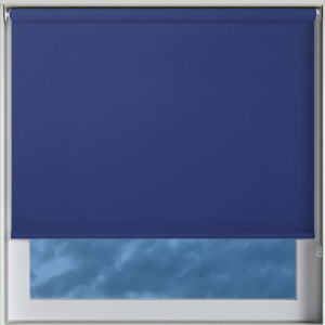 Bedtime Rich Blue Roller Blinds Frame