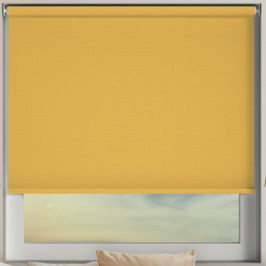 Bedtime Sunshine Yellow Cordless Roller Blinds Frame