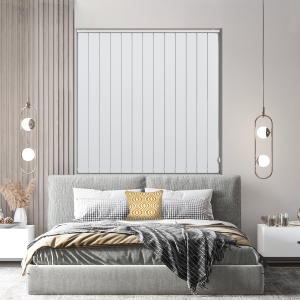 Bedtime White Vertical Blinds