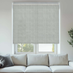 Bergen Silver Cordless Roller Blinds