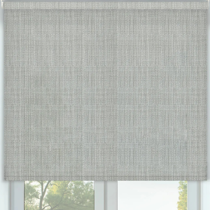 Bergen Silver Cordless Roller Blinds Frame