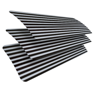 Black And White Stripe Venetian Blinds Scan