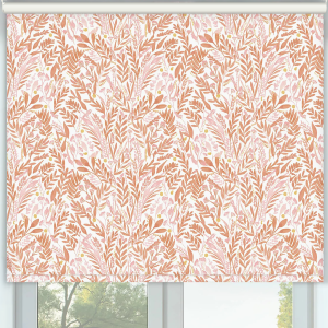 Blossom Terracotta Blush Cordless Roller Blinds Frame