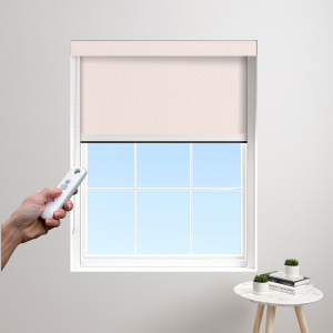 Blushing Dots Pink Electric BlocOut Cassette Blinds Edge Fit