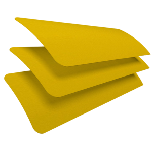 Bright Yellow Venetian Blinds Scan