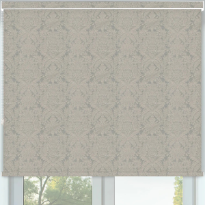 Brocade Stone Pelmet Roller Blinds Frame