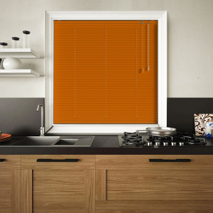 Brushed Terracotta Venetian Blinds
