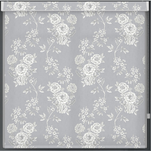 Camelia Grey Pelmet Roller Blind Cropped Image