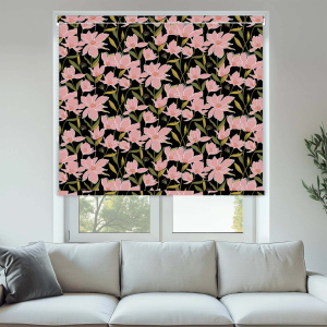 Camelia Pink Pelmet Roller Blinds