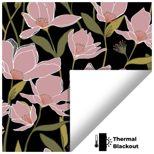 Camelia Pink Pelmet Roller Blinds Scan