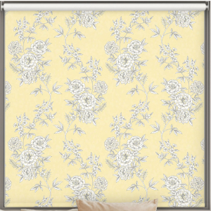 Camelia Yellow Blackout Cordless Roller Blind Cropped Image