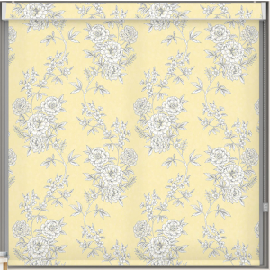 Camelia Yellow No Drill Roller Blind Cropped Image