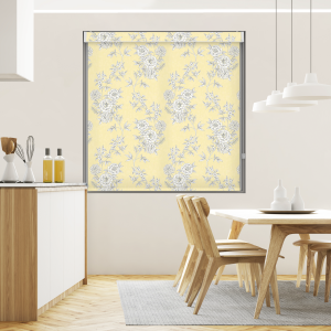 Camelia Yellow No Drill Roller Blind