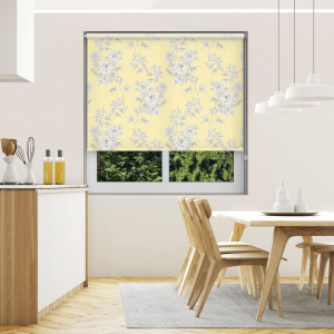 Camelia Yellow Roller Blind Image 2
