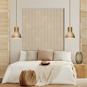 Cape Tulip Champagne Replacement Vertical Blind Slats