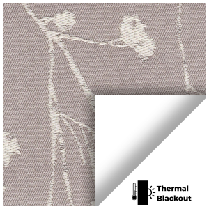 Cape Tulip Champagne Pelmet Roller Blinds Scan