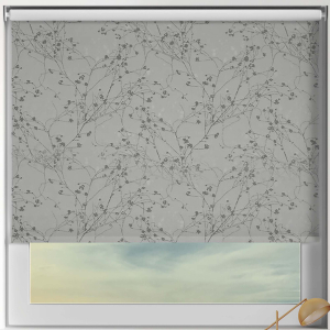 Cape Tulip Silver Cordless Roller Blinds Frame