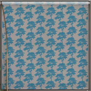 Carlin Teal Cordless Roller Blind Cropped Image