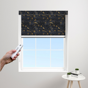 Celestial Stellar Electric BlocOut Cassette Blinds Edge Fit