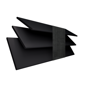 Chroma Faux Wood with Smoke Tape Wood Venetian Blinds 3 Slats