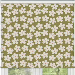 Clover Khaki Roller Blinds Frame