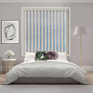 Cody Blush Vertical Blinds Open