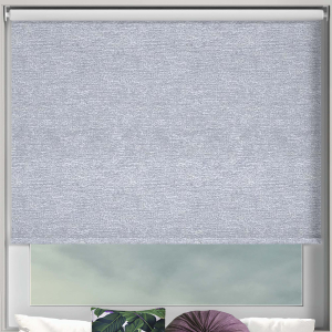 Cody Shimmer Silver Cordless Roller Blinds Frame